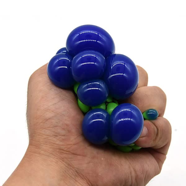 Stress Balls 4-Pack Mesh Textured for Adults Kids Therapy Squeeze