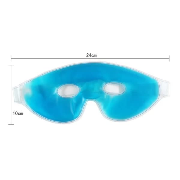 Reusable Cooling Eye Gel Mask Set 2 Pack Blue for Tired Eyes