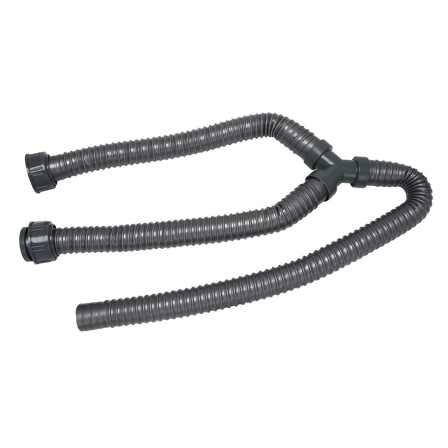 Washing Machine PVC Y-Shaped Drain Hose 1m Pipe Connector