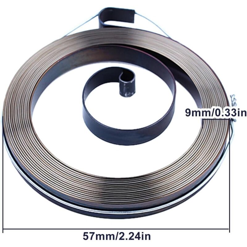 Compatible with Stihl FC55, FS55, FS45, FS46, FS38, HL45 Trimmer Starter Cord with Spring and Detent