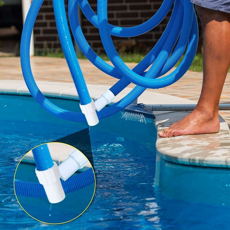 Pool Vacuum Hose Cuff Connector Adapter 1.5 Inch 2pcs Compatible with Vacuum Cleaner Hose