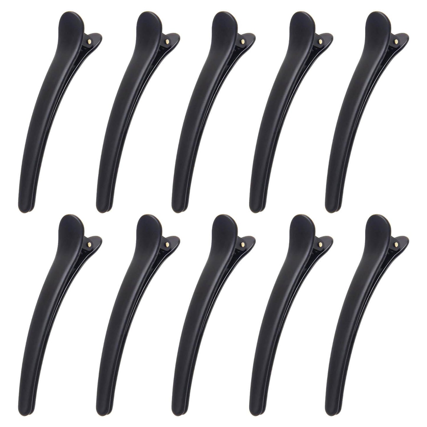 10 Pcs Black Professional Hair Clips
