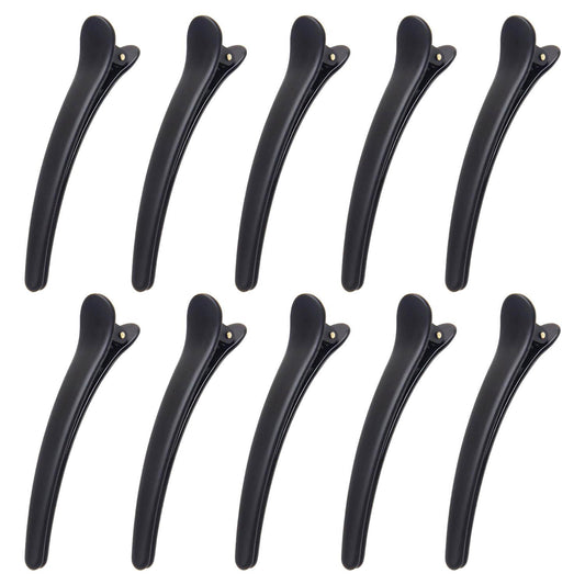 10 Pcs Black Professional Hair Clips