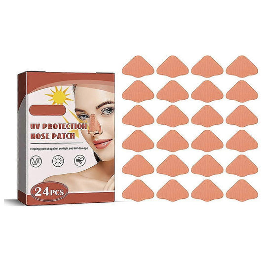 UV Protection Sport Sunscreen Nose Patch 24 pcs Skin-friendly Outdoor Sun Nose Sticker