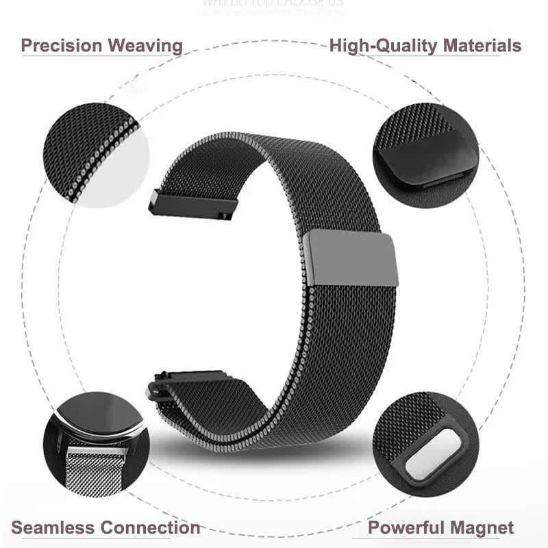 Garmin Venu 2S Vivoactive 3 4S 4 Forerunner 245 645 Galaxy Watch 4 Classic Compatible 18mm 20mm 22mm Watchband Pink Sand Nylon Wrist Strap