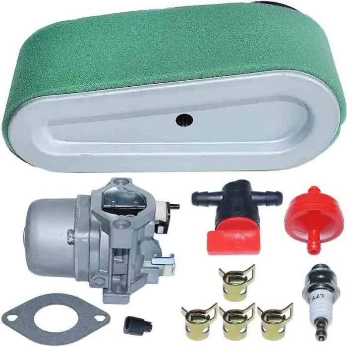 Briggs and Stratton Air Filter and Carburetor Kit Compatible with Models 699831 799226 496894 498027 284707 286707 799728