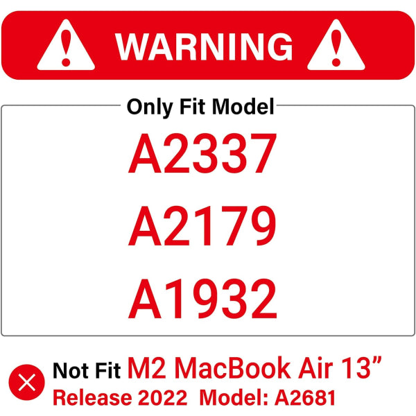 Compatible with Apple MacBook Air 13 Replacement Battery, High Capacity, Long Lasting Power A1466