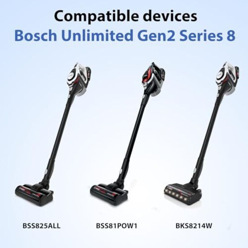 Bosch Unlimited Gen2 Series 8 Vacuum Replacement Filter 2-Pack Compatible with BKS8214W BSS825ALL