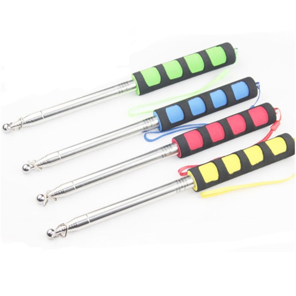 Portable Telescopic Flagpole 2m Extendable Handheld Windsock Random Color