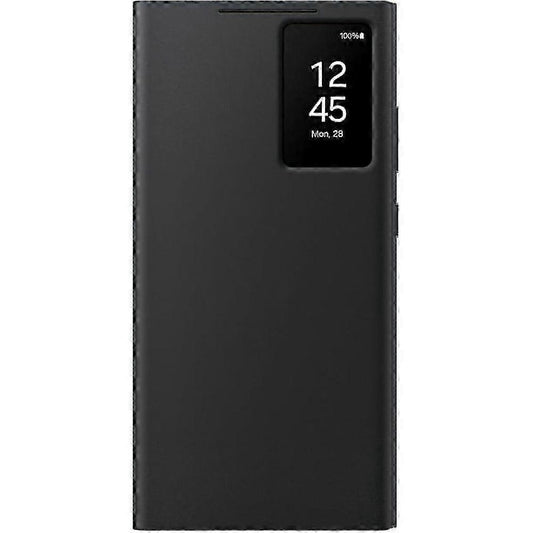 Galaxy S23 Ultra Wallet Case (Black) — Compatible with Samsung (Smart Wake-up)