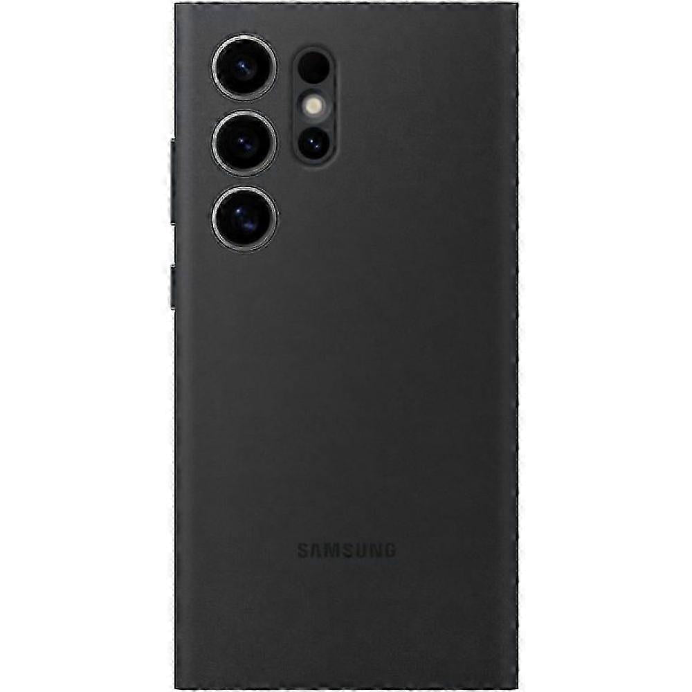 Galaxy S23 Ultra Wallet Case (Black) — Compatible with Samsung (Smart Wake-up)