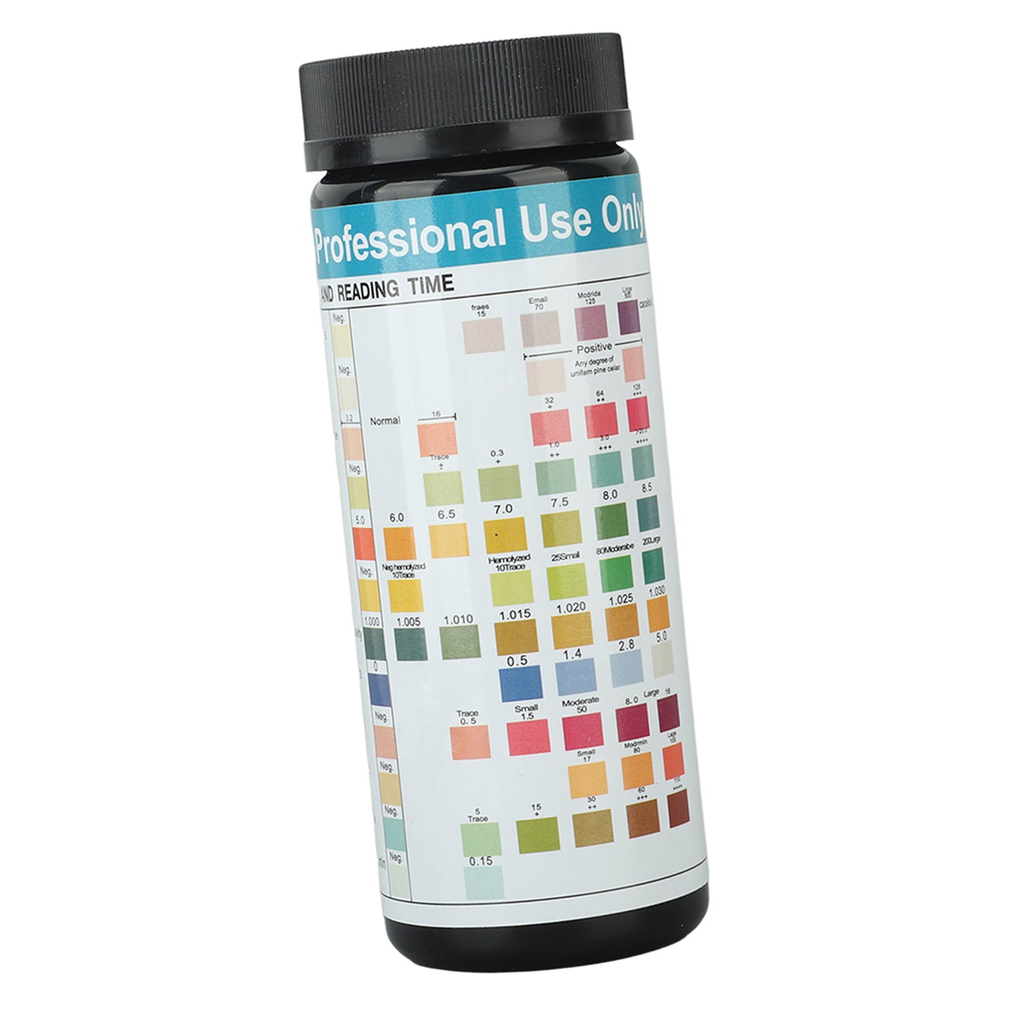 100pcs Urine Test Strips Rapid Diagnostic Urine Test Strips Portable 12-Parameter Glucose Test Strips for Home, Hospital and Laboratory Use 0.1