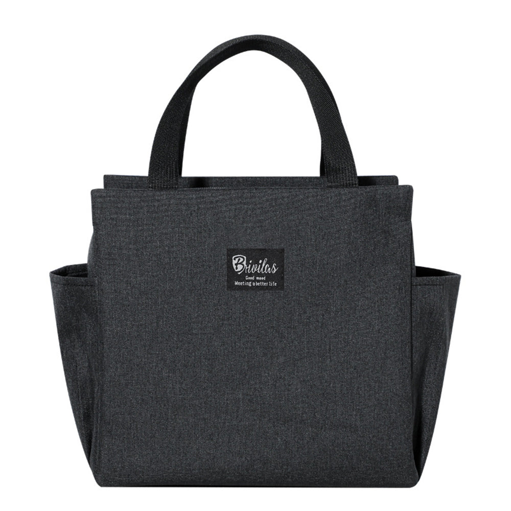 Lunch Bag for Adult Children Thick Portable Black