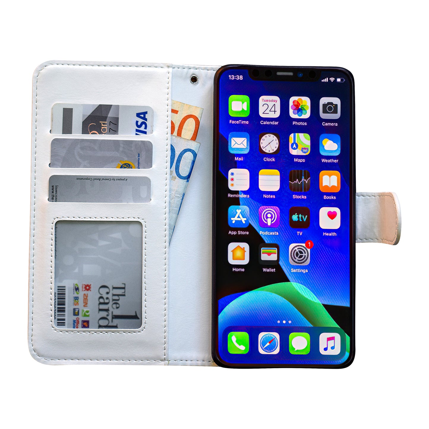 Leather Case for iPhone 12 Protection Brown