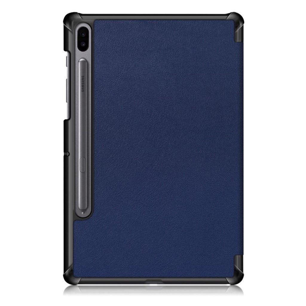 Compatible with Samsung Galaxy Tab S6 Leather Case with Three Flaps - Protective Cover Samsung