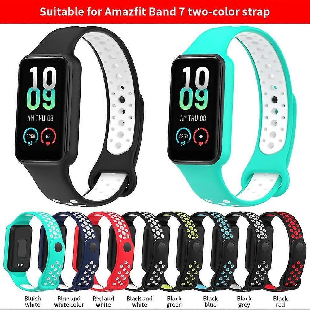 Bracelet for Amazfit Band 7 Smart Accessories Silicone Adjustable Wristband Replacement Sports Bracelet for Amazfit Band 7 Watch-Perfect A2389_tfrf A2389