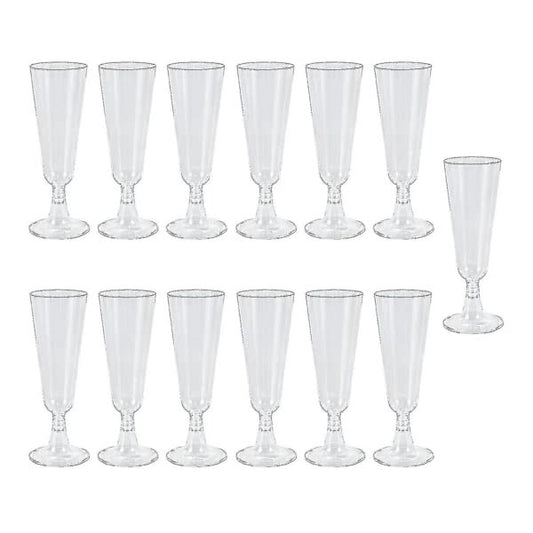 Plastic Wine Glasses 150 ml 60 Pack Champagne Red Wine Cups Versatile for Parties Carnivals