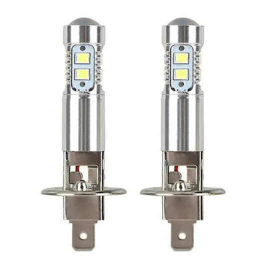 H1 LED Headlight Bulbs High and Low Beam Fog Lights 100W 6000K Conversion Kit 2x
