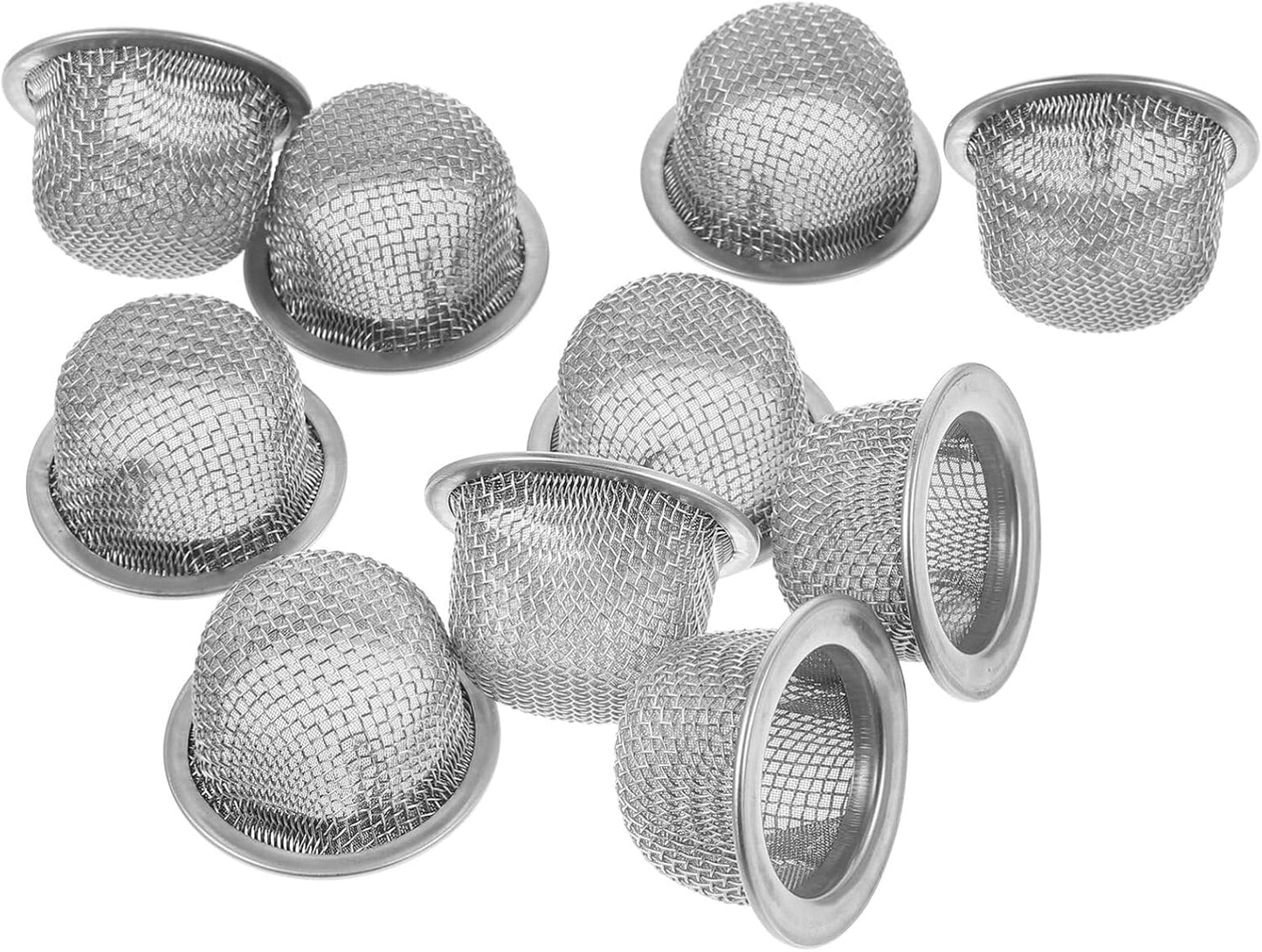 Stainless Steel Screen Filters, 10pcs 34mm Mesh Strainers, Double Screen Filter, Cocktail Smoker Filter Accessories for Bourbon Whiskey Smoker