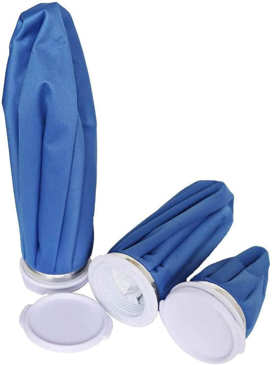 Ice Bags for Injuries Reusable Leak-Proof Ice Packs for Injury Hot Cold Therapy for Head Knee Ankle Face Back Shoulder Fever Elbow Pain Relief Soft Large Medium Small (11 9 6 Inch) 3 Pack