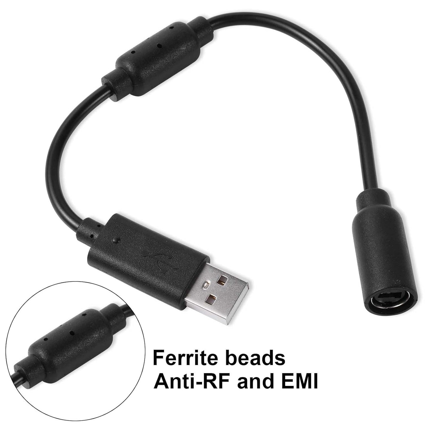 Usb Breakaway Cable, Usb Breakaway Cord Replacement for Logitech G920 G923 G27 G29 Driving Force Thrustmaster Ferrari 458 Spider Racing Wheel Cord