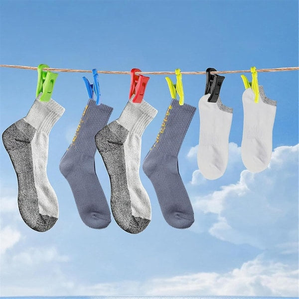 Sock Pins with Hooks for Washing Machine and Dryer Compatible withSamsung, 60-Pack