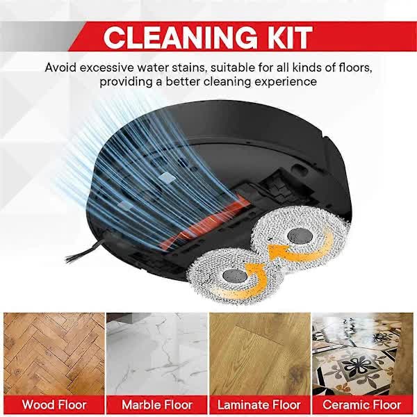 Qrevo S MaxV Pro Plus Q Series S7 Robot Vacuum Compatible Rubber Brushes 6-Pack 35A Parts