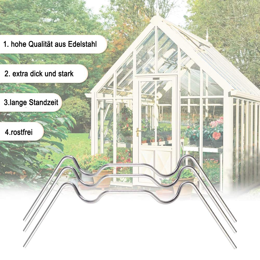 Greenhouse Clamps 50-Pack Stainless Steel W-Clamps