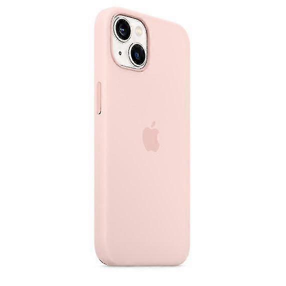 iPhone 13 Case MagSafe Compatible Silicone Cover Chalk Pink