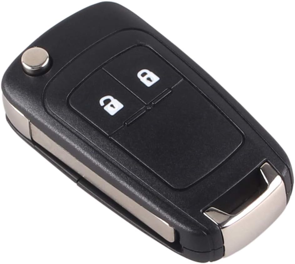 Vauxhall Opel Astra Insignia Vectra Zafira Meriva Mokka Key Shell Replacement Remote Control Car Key Case with Blade 2 Buttons 2pcs