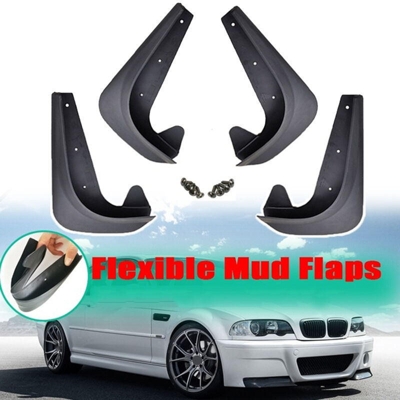BMW Mud Flaps Compatible with 3 5 7 Series E30 E46 E90 E91 E92 E93 E60 F10 F11 G30 E38 E65 F01 Universal Fit