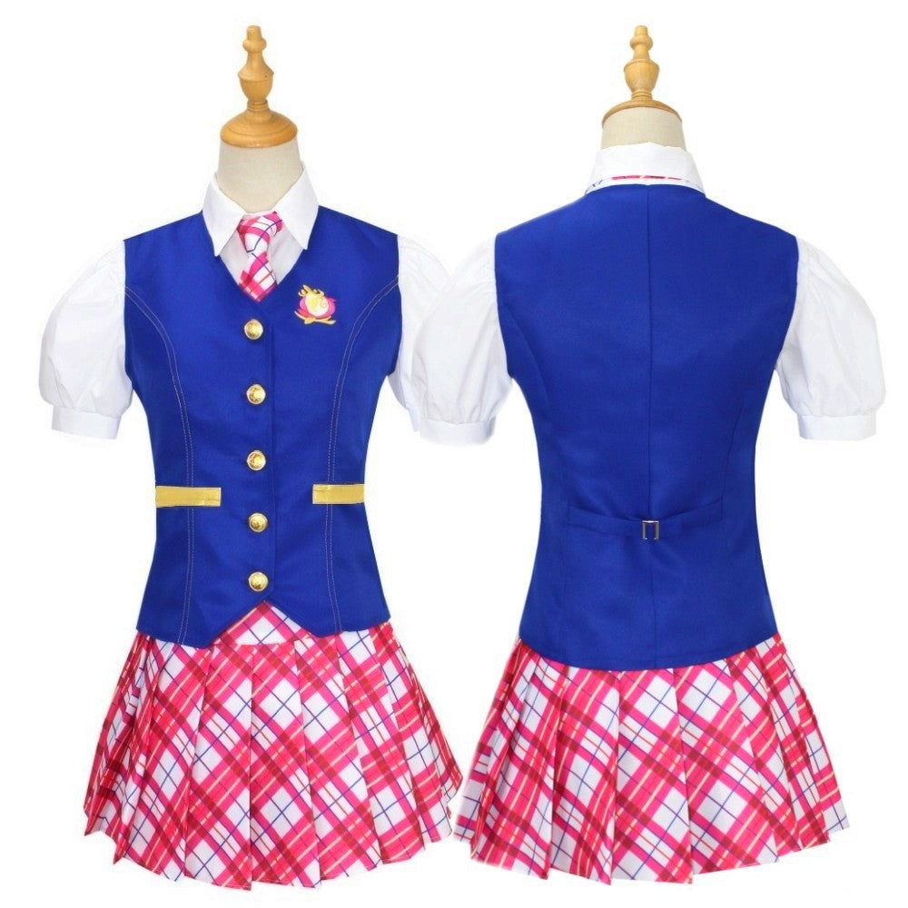 Barbie Movie Delancy Dress Four-Piece Set S Ever After High Princess Academy School Uniform Costume