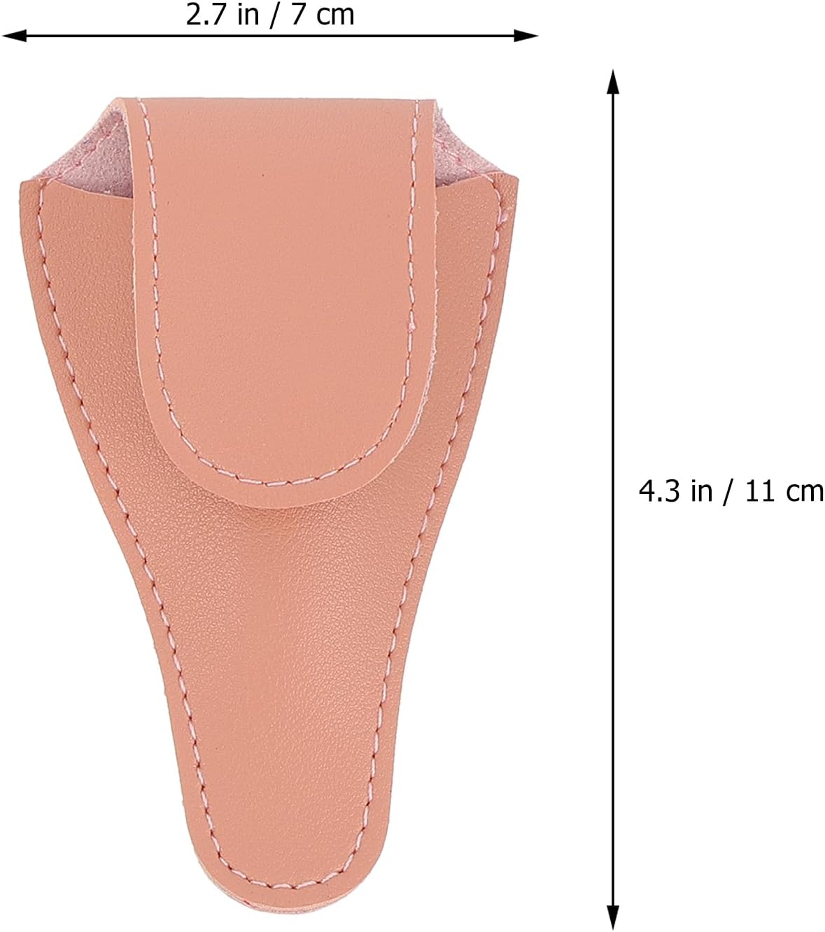 Nail Scissors Pouch Leather Pouch Holder Nail Cuticle Scissor Bag Nail Grooming Storage Case For Home Salon Cosmetic Use 3pcs