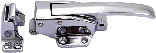 Freezer Handle,Walk-in Cooler Door Handle, Adjustable Latch Spring Loaded Walk in Freezer Cooler Grip Industrial Machinery and Equipment Refrigerator Oven Refrigerator Door Handle
