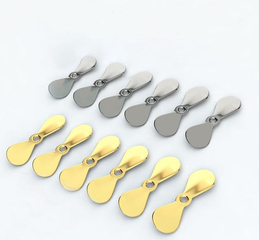 Pack of 100 Large Topwater Propeller Blades Prop Spin Custom Surface Wooden Lure Parts