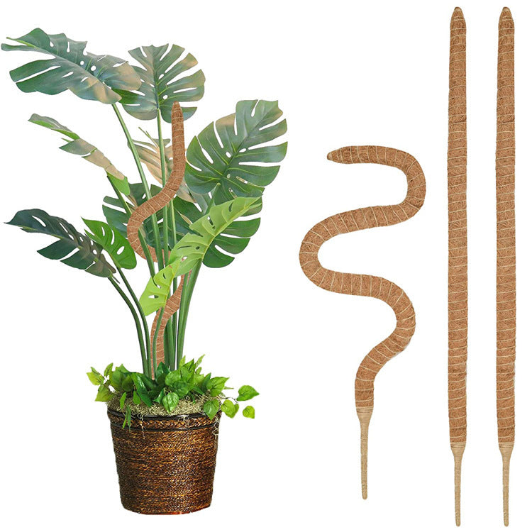 4 pcs Monstera moss rods for indoor plants, bendable plant holder