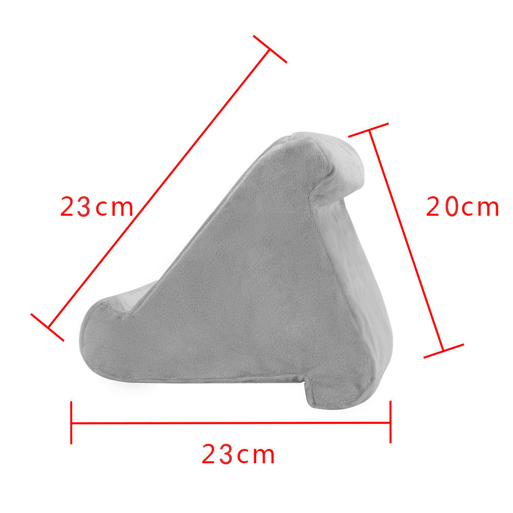Foldable Tablet Pillow Holder Soft Red iPad Kindle Fire SamsungCompatible with
