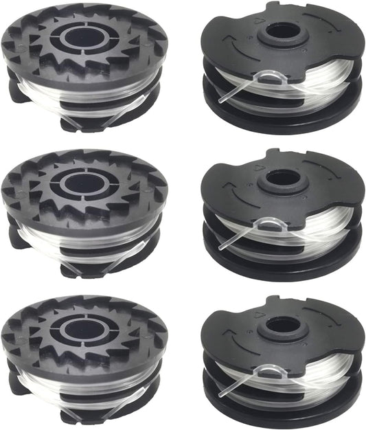 6-pack replacement lens coils for LIDL Parkside PRTA 20-Li A1, B2, C3, PRT 550 A1, A3, PRT 300 A1 grass trimmer