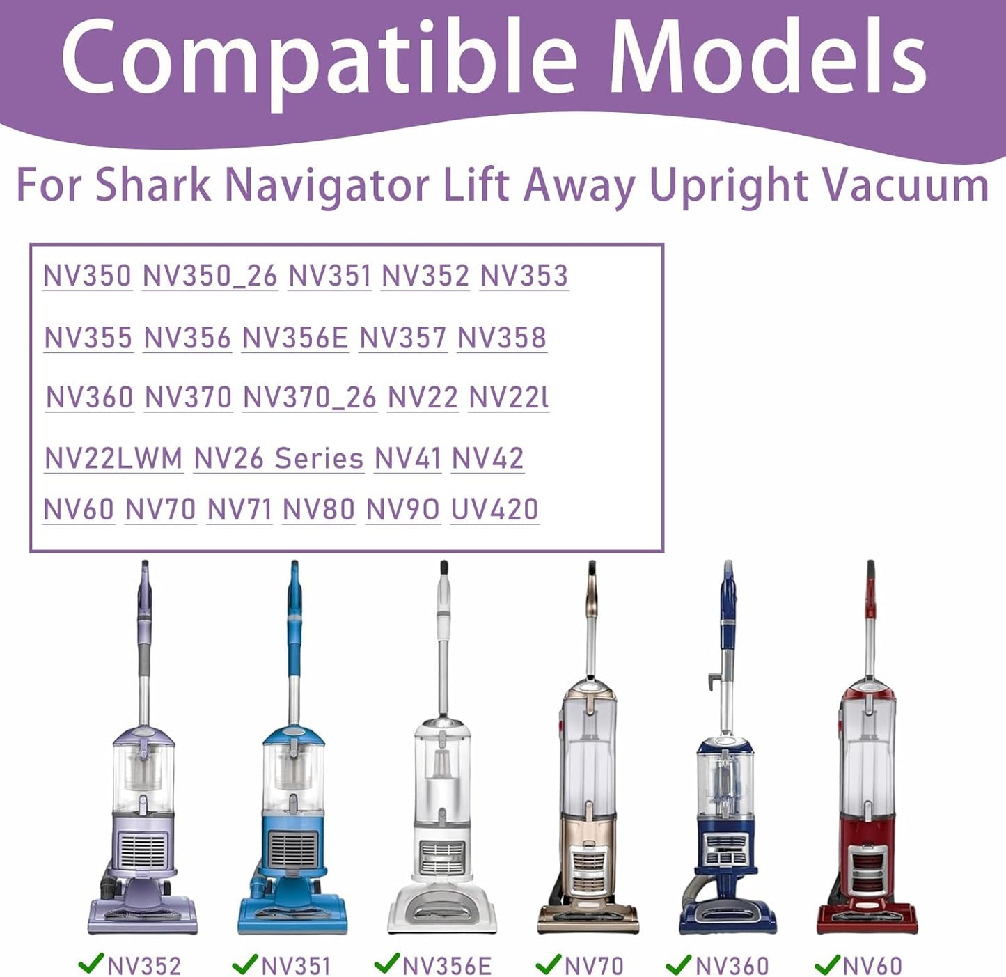 Brushroll Brush Roll Bristle Bar For Shark Navigator Lift-Away NV360 NV361 NV350 NV351 NV352 NV370 NV355 NV356 S2 NV42 NV22, 1PC Roller Brush