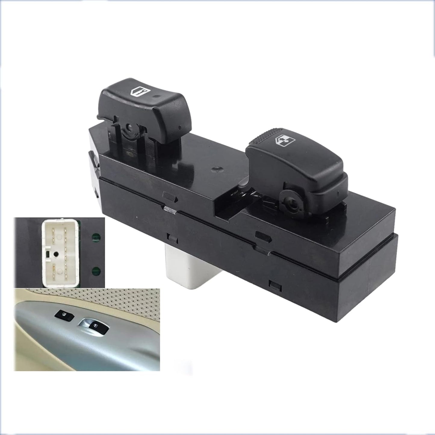 Front Right Side Door Power Window Switch Window Lifter Control Button, for Hyundai Tucson 2005 2006 2007 2008 2009 2010 2011 2012 2013 935752E100 93575-2E100S7