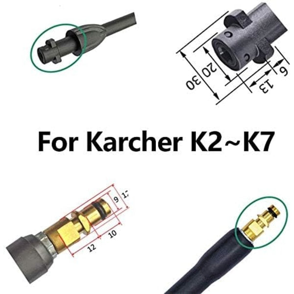 Compatible with Karcher K2 K3 K4 K5 K6 K7 High Pressure Washer Gun
