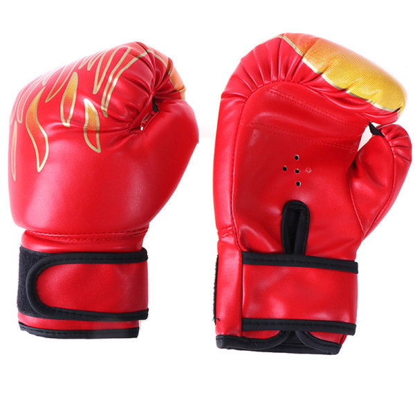 Boxing Gloves for Children Youth Kickboxing Sparring Training Red One Size