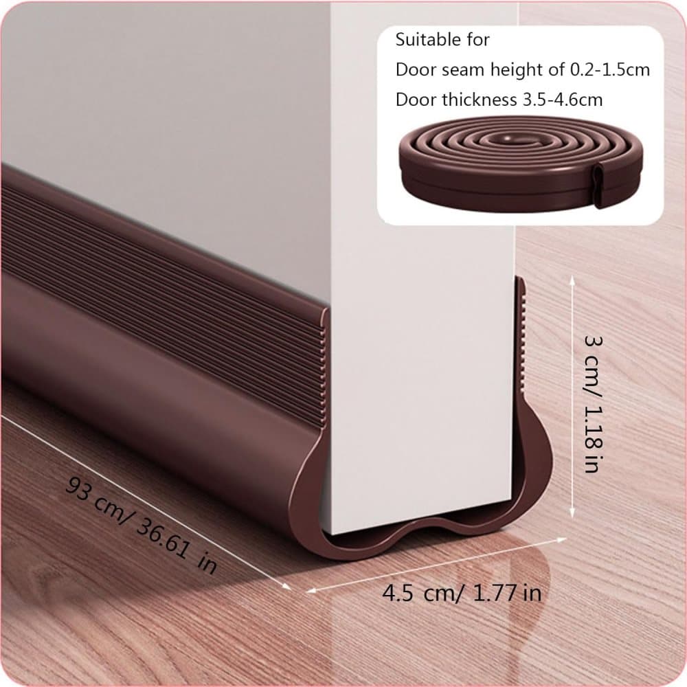Soundproofing Door Strip White 93 cm