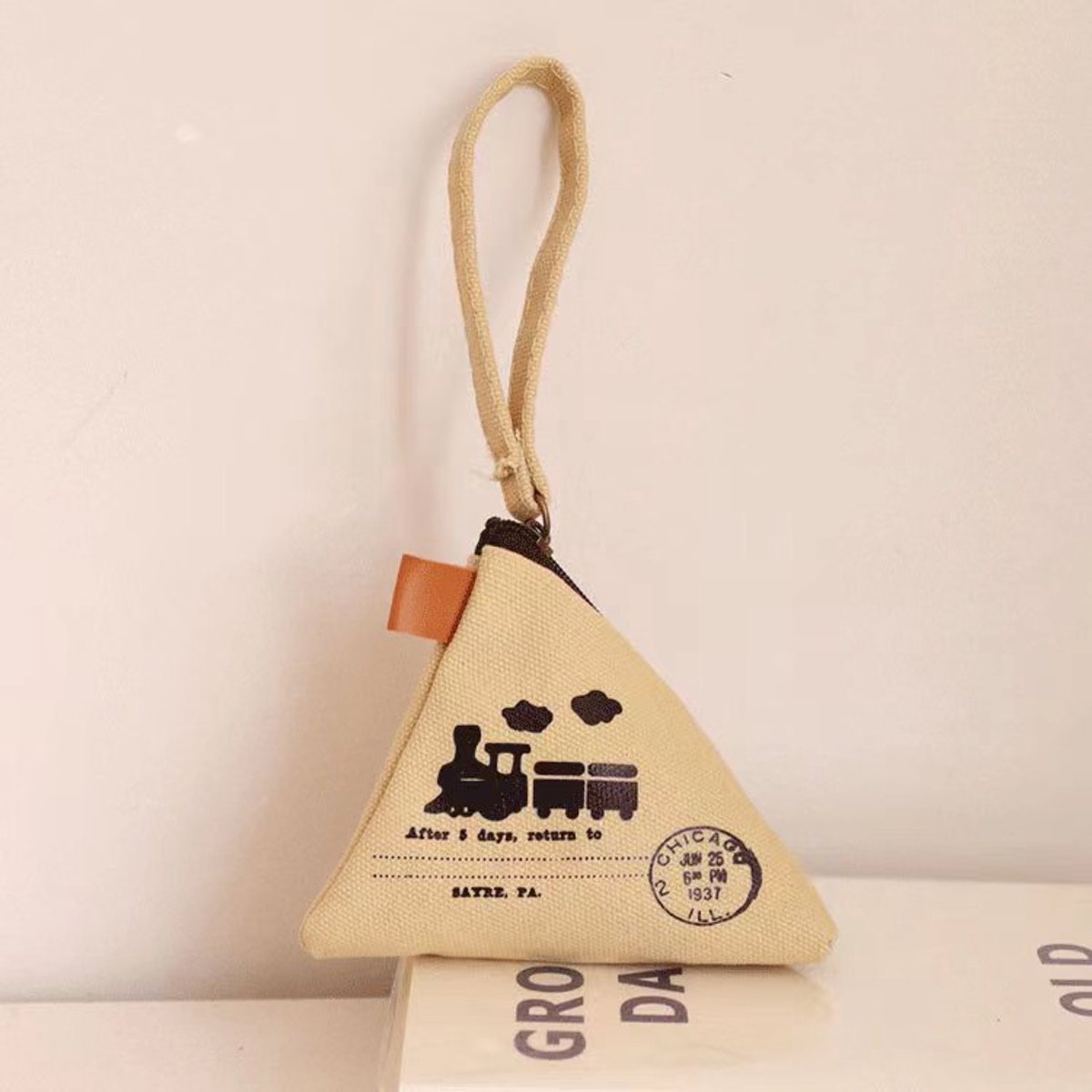Creative Vintage Wallet - Cute - Mini Canvas Bag - Wallet - Storage - Keychain - Pack of 2