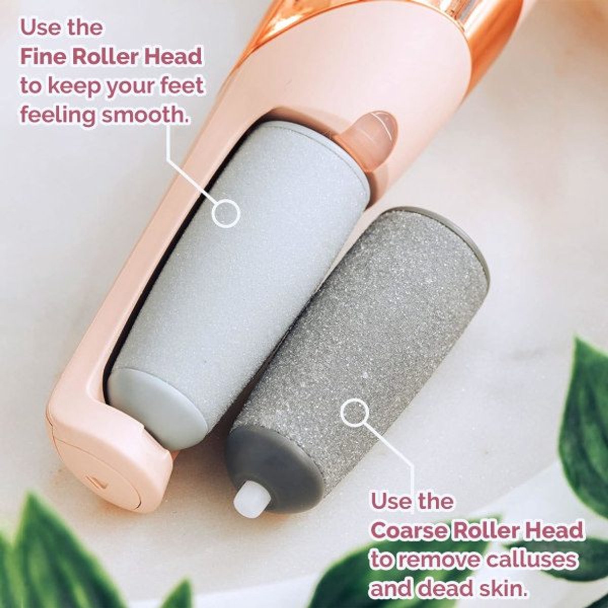 Foot Repair - Rechargeable Electric Callus Remover - Removes Dry Skin - For Smoother Feet
