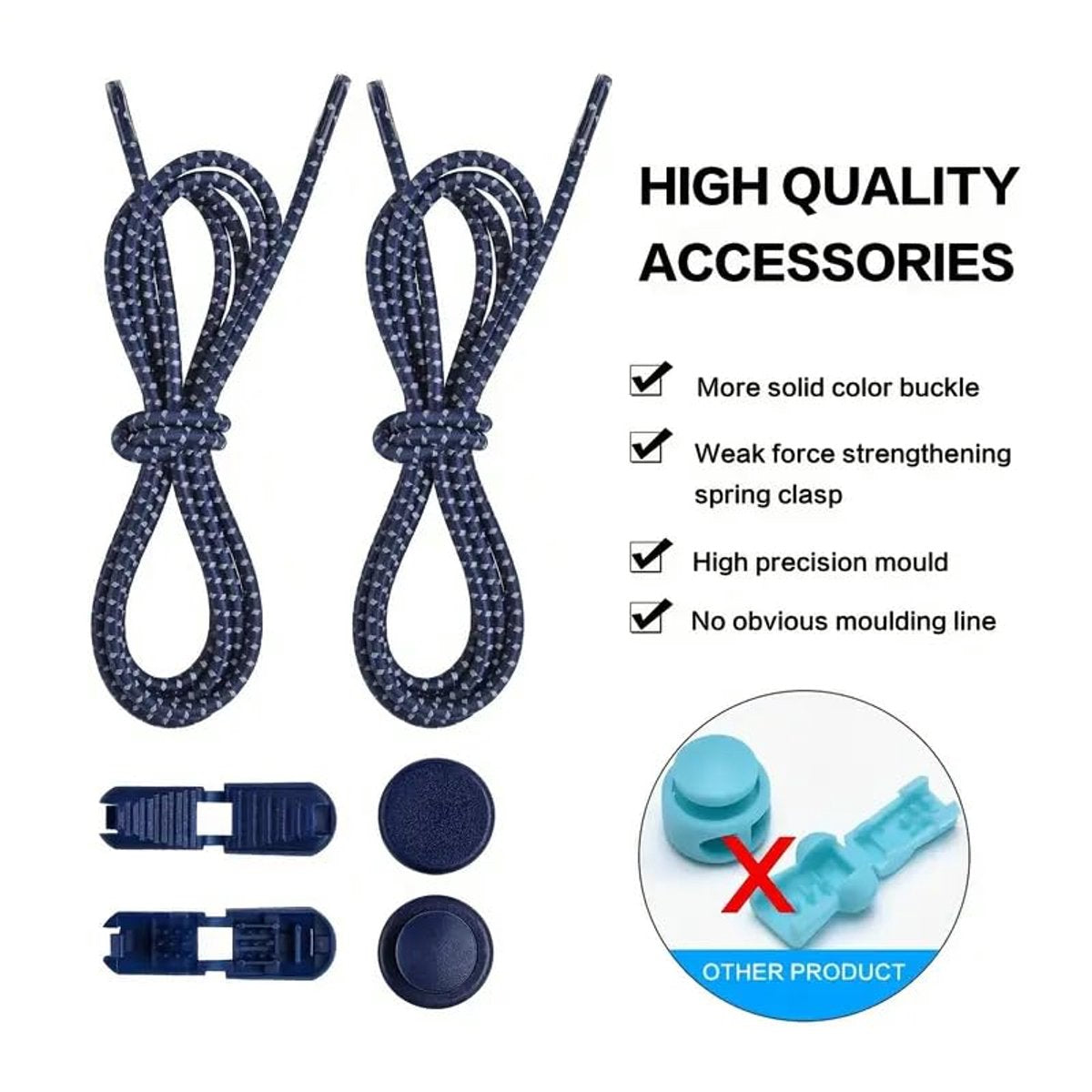 Sneaker Laces 120CM suitable for Sneakers - Elastic laces without a knot - Suitable for students and adults - With strong buckle and quick-release function (Orange)