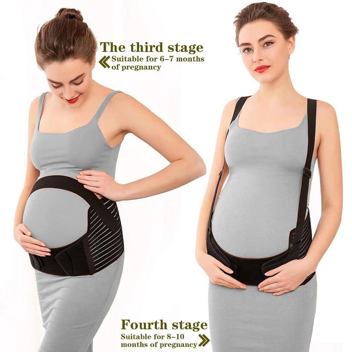 Belly Support - Pregnancy - Black XL