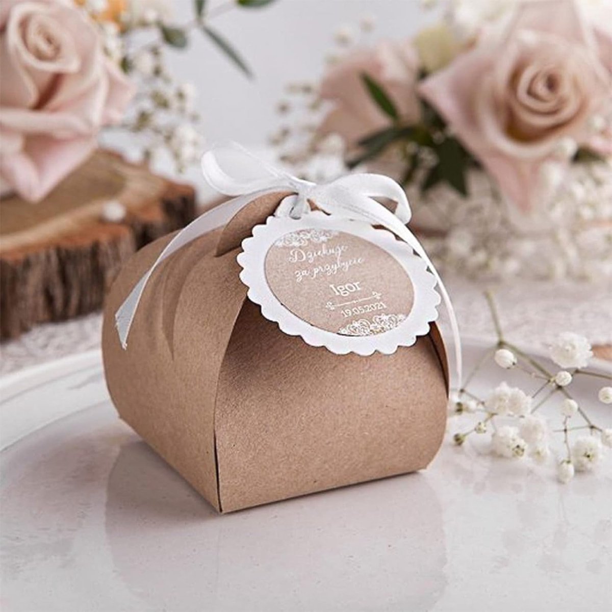 Gift Wrap Ribbon - 22mm Off-White Satin Ribbon - 10mm Wide - Suitable for Gift Wrapping, Valentine's Day Decorations, Heavy Fabrics - Handmade and Wedding Decorations - Gift Wrapping