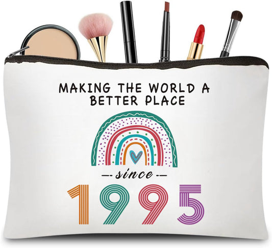 Makeup Bag - Storage Bag - Birthday Makeup Bag - Women's Makeup Bag - For Women, Girls, Girlfriends, Party Gifts - Pencil Storage Bag - Toiletry Bag (1995)