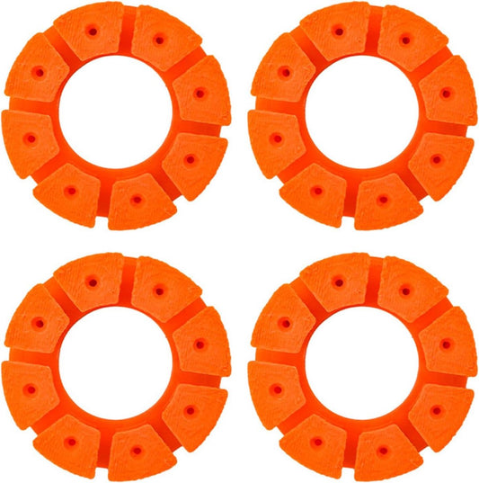 Cable Holder Set | Cable Organizer | Travel Cable Organizer – 4-pack – Cable Organizer for USB Charging Cable, HDMI Cable, Power Cord, Audio Cable & Mouse Cable – Orange
